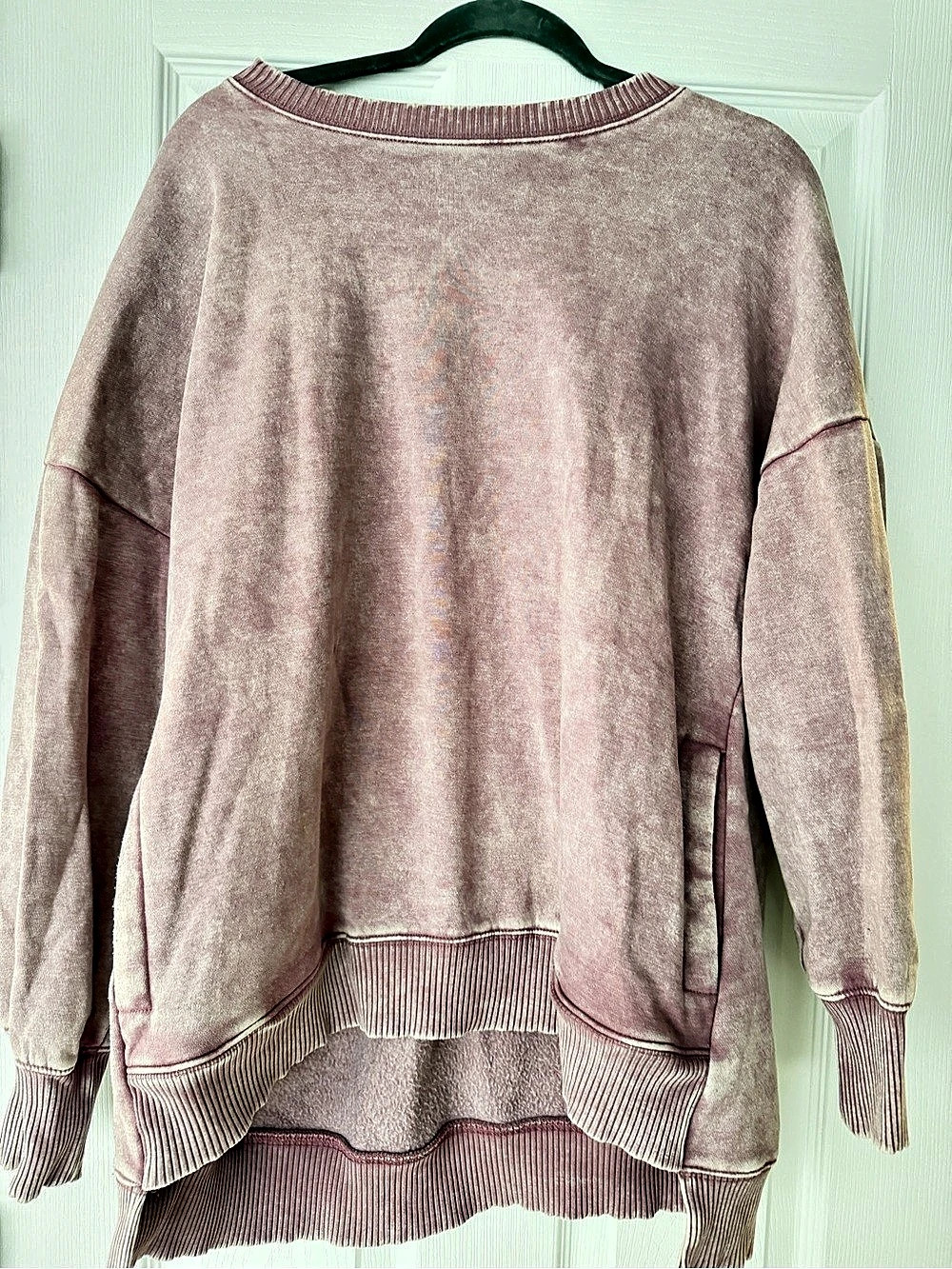 Free People Ottoman Slouchy Tunic Pink Pullover